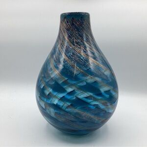Sea view Bottle Vase made of Lead Crystal GS2